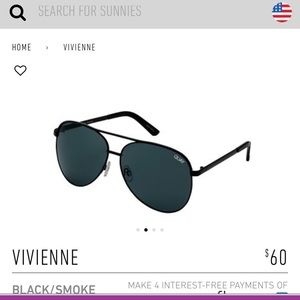 BRAND NEW Quay Australia Vivienne Sunglasses